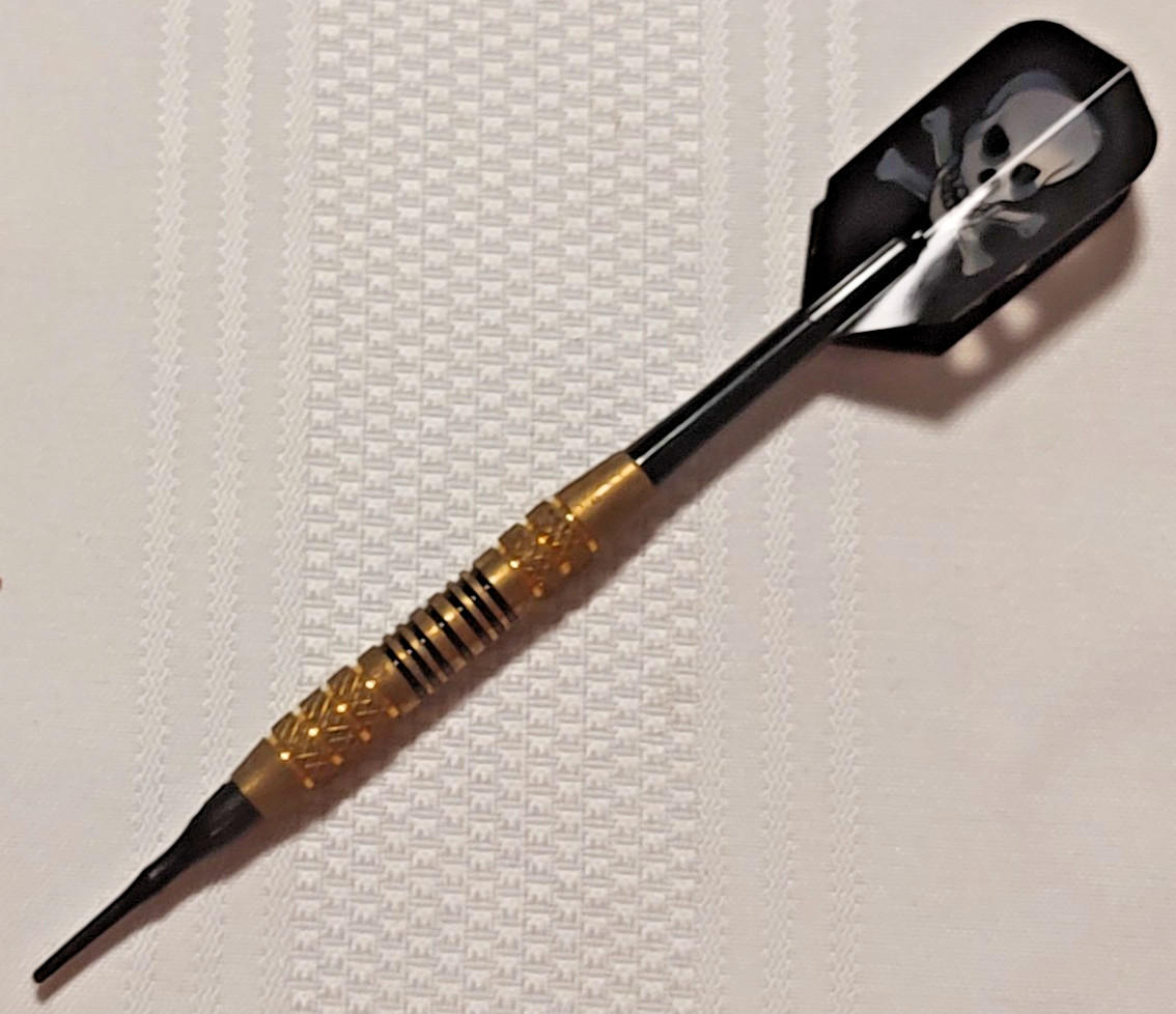 Deluxe Brass Soft Tip Dart Set - DB318, New, 18gm