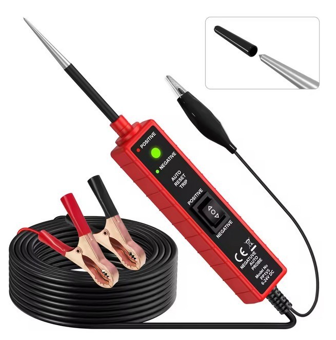 Power Circuit Probe Tester, 6V-24V DC Automotive Electrical Fuse & Voltage Test