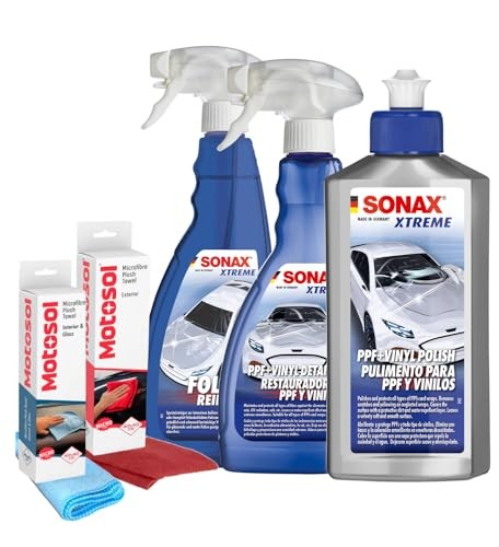 SONAX PPF & Vinyl Combo | Premium Cleaner & Protector for Paint Protection