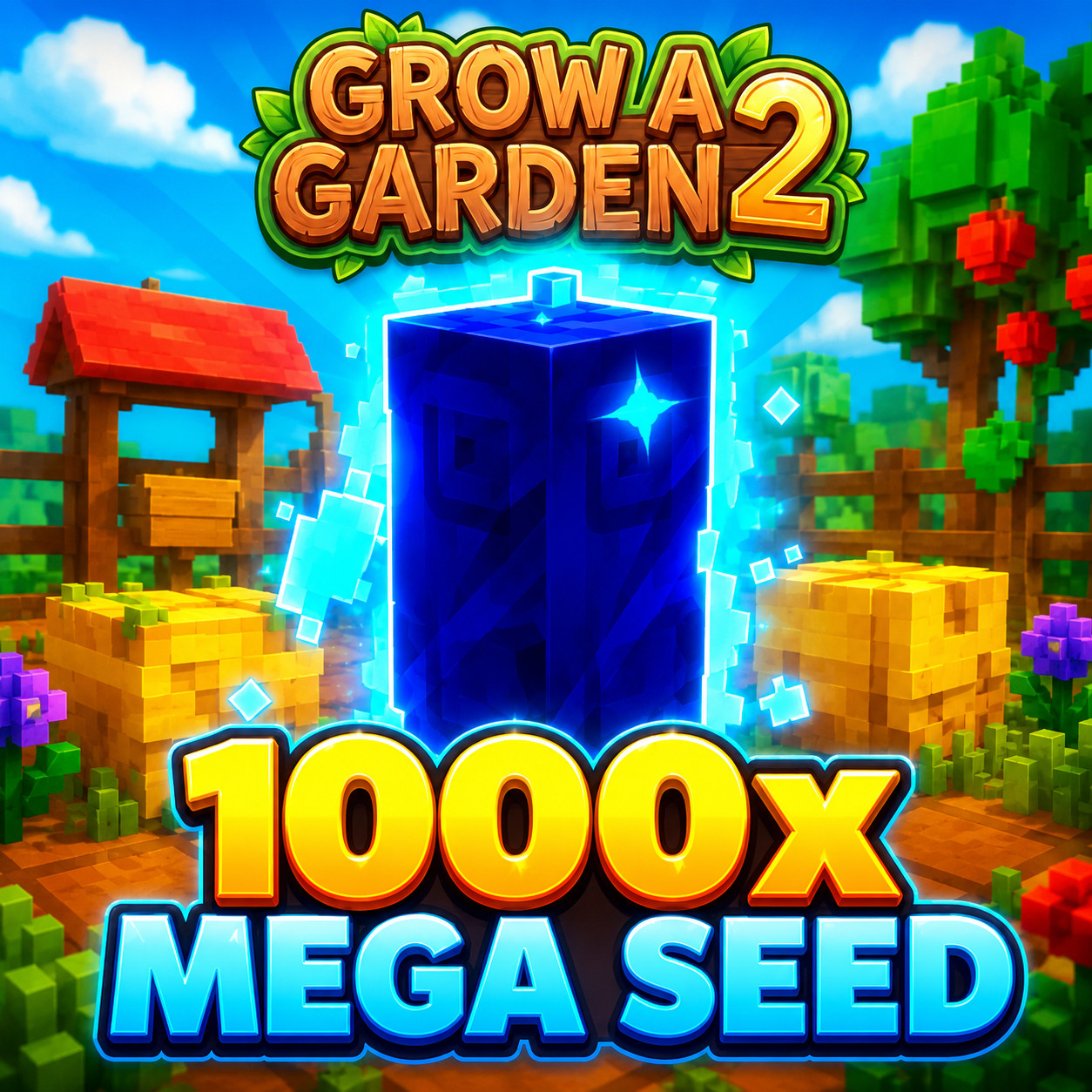 🔥Grow a Garden 2 Roblox✨ 1000X Mega Seeds  | Fast