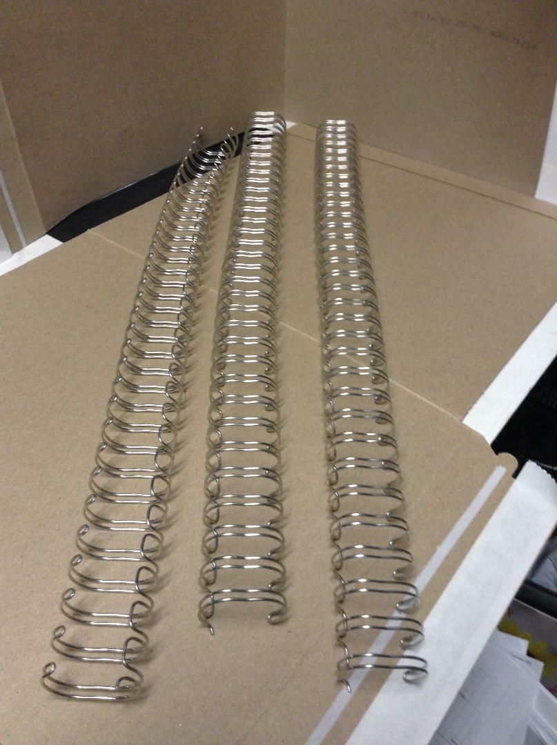 9/16" X20" - BINDING RING-WIRE- ZUTTER-RENZ-CINCH  4 PC-