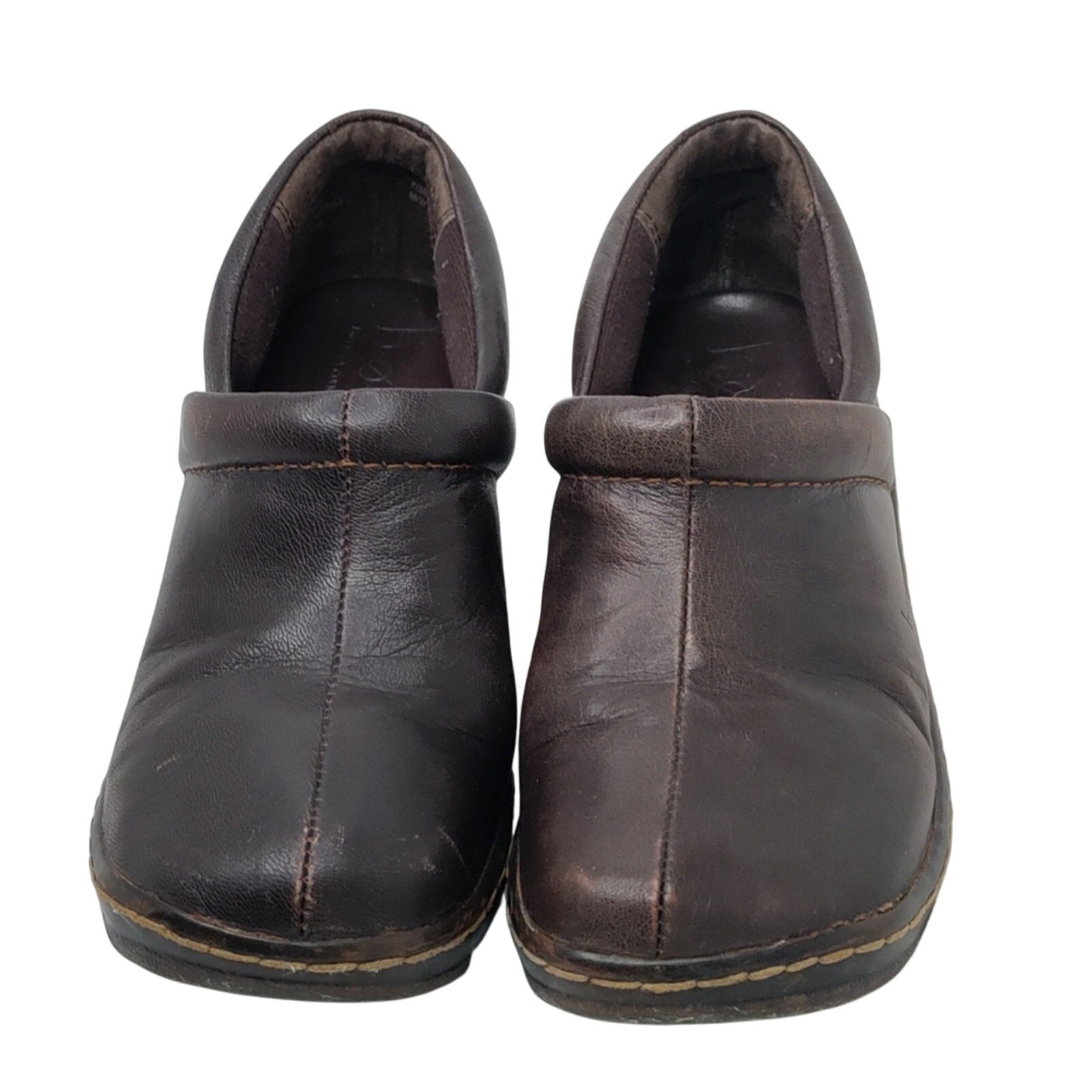 B.o.c brown clogs sz 7