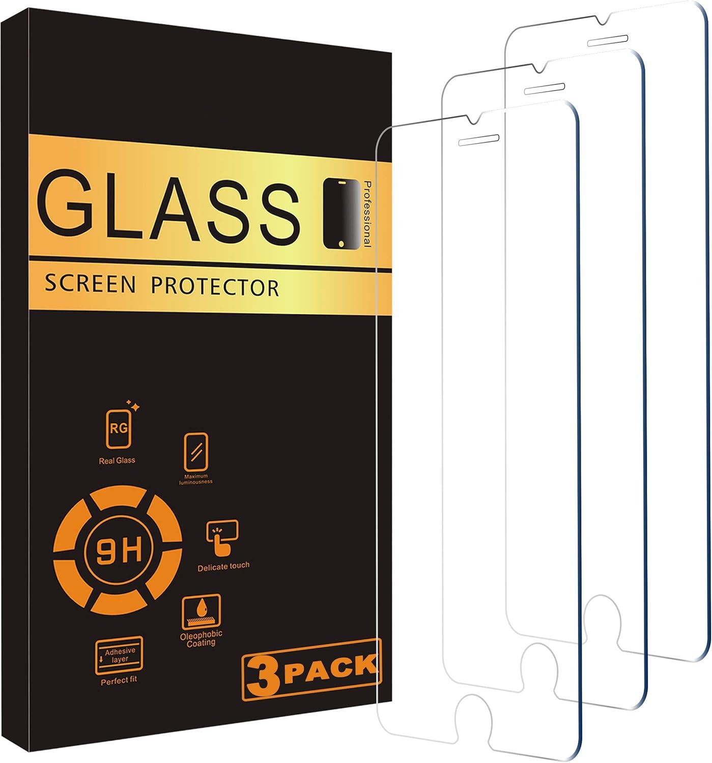 3x Tempered Glass Screen Protector For iPhone SE 2nd Generation 4.7 inch (2020)