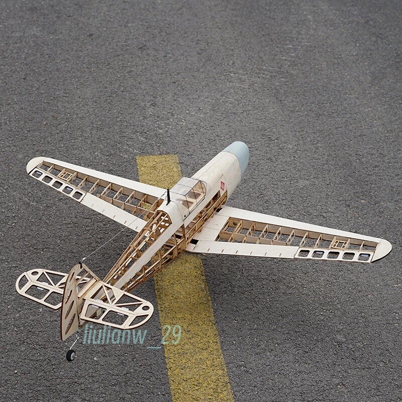 BF109 Model RC Airplane Balsa Wood Fixed Wing Aircraft KIT Wingspan 1070mm New
