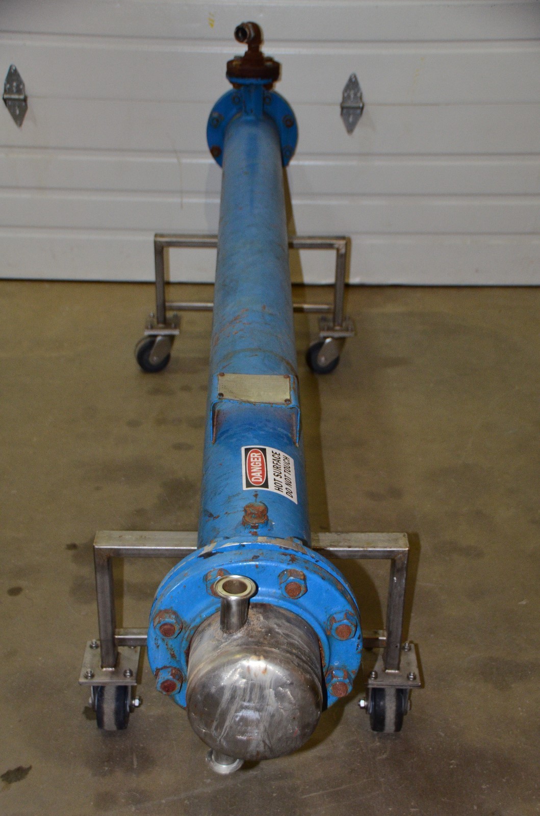Atlas E-311 Shell & Tube Heat Exchanger 6" Tube / 96" Flange to Flange / 75 PSI