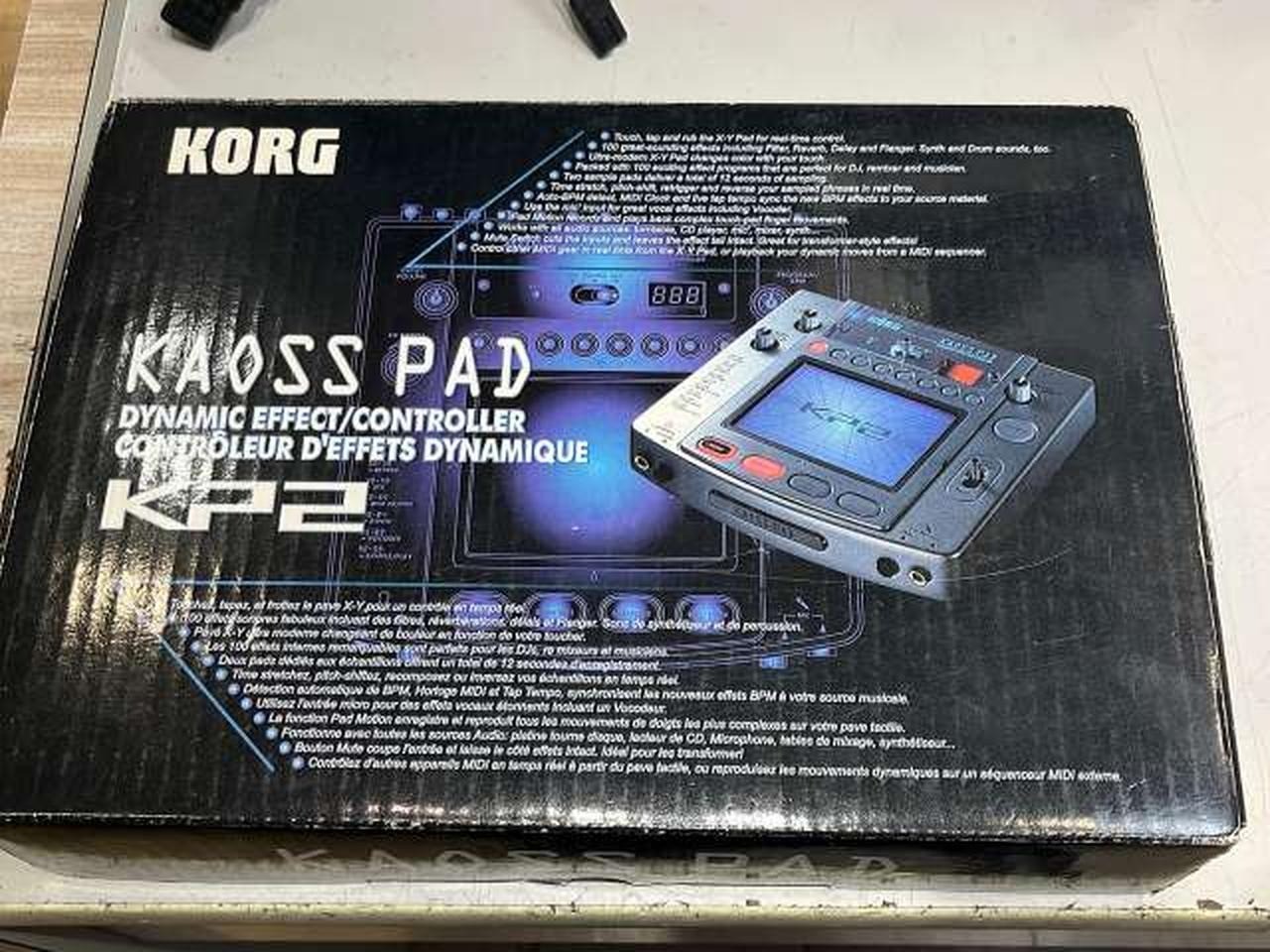 KORG KP-2 KAOSS PAD Dynamic Effect Controller DJ Sampler w/ Box & Manual Japan