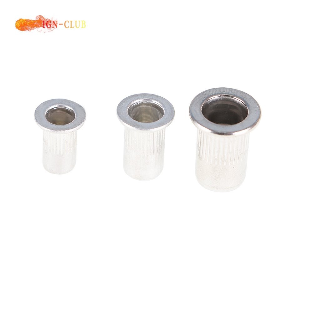 Hand Nut Rivet Gun Riveter Rivnut Nutsert Kit 900 Pack M3-M10 Threaded Nut US