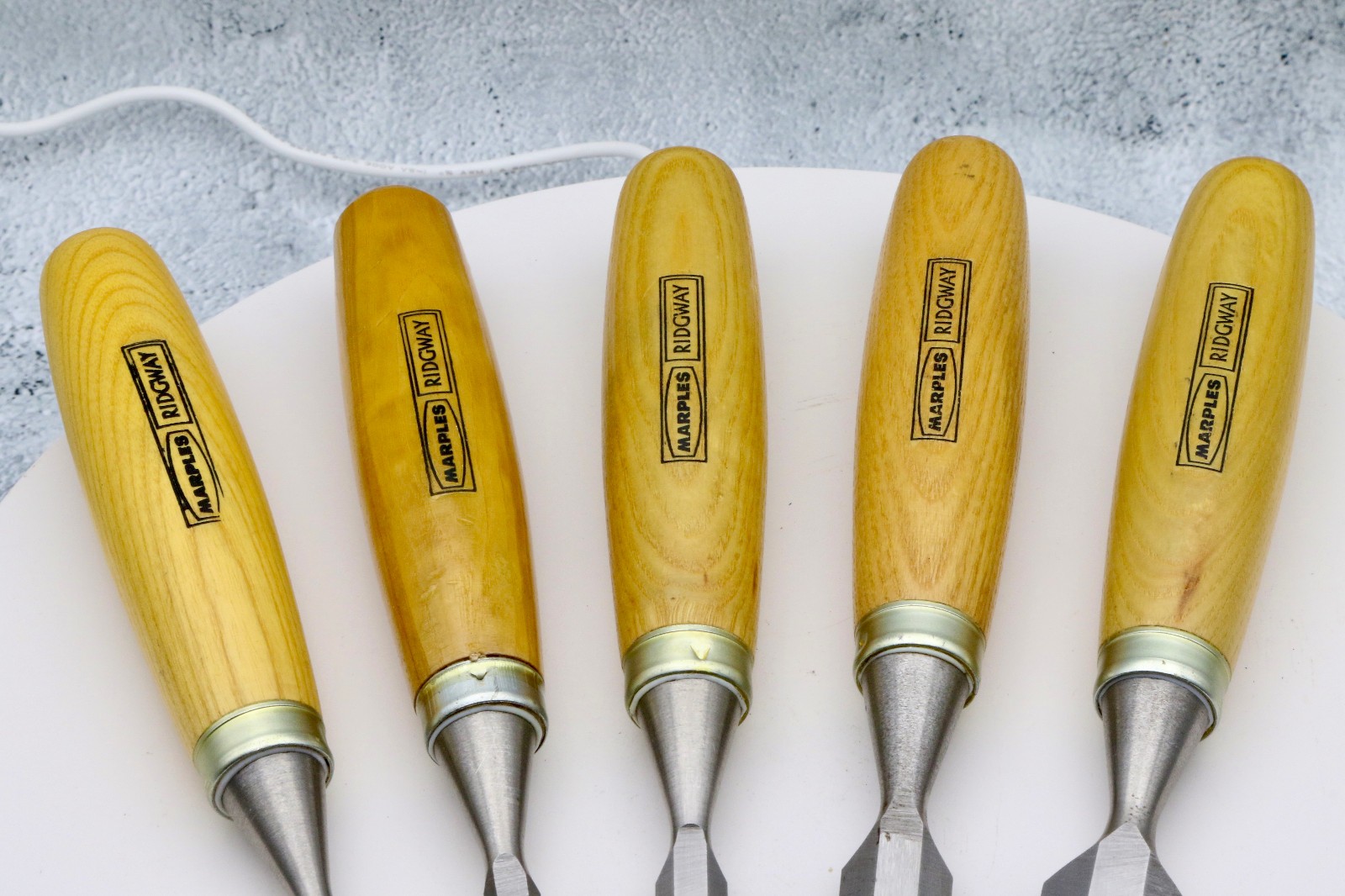 MARPLES RIDGEWAY 5 PIECE WOOD CHISEL SET