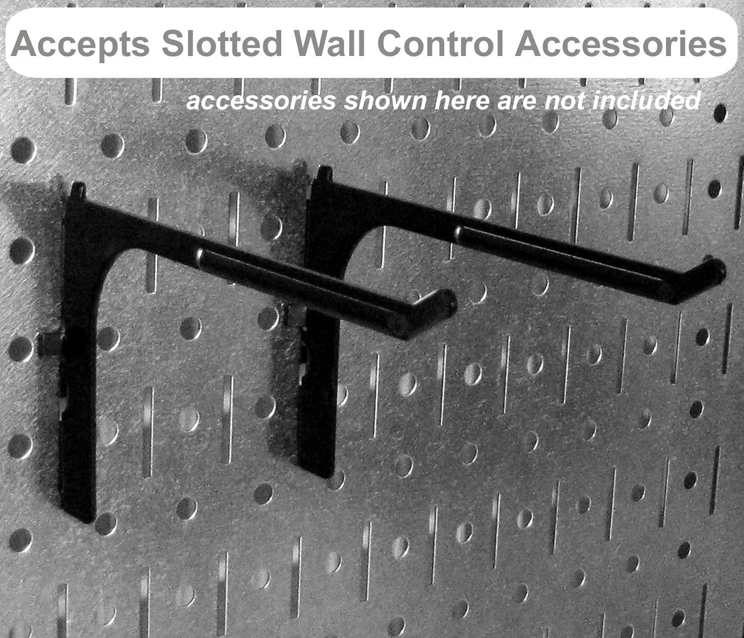 Powder-Coated White Pegboard Panels for Efficient Garage Tool Storage & Display