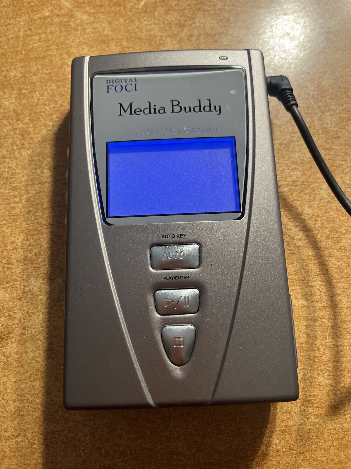 RARE & VINTAGE Digital Foci Media Buddy, Model MEB-300, Works, W/Case & Charger,