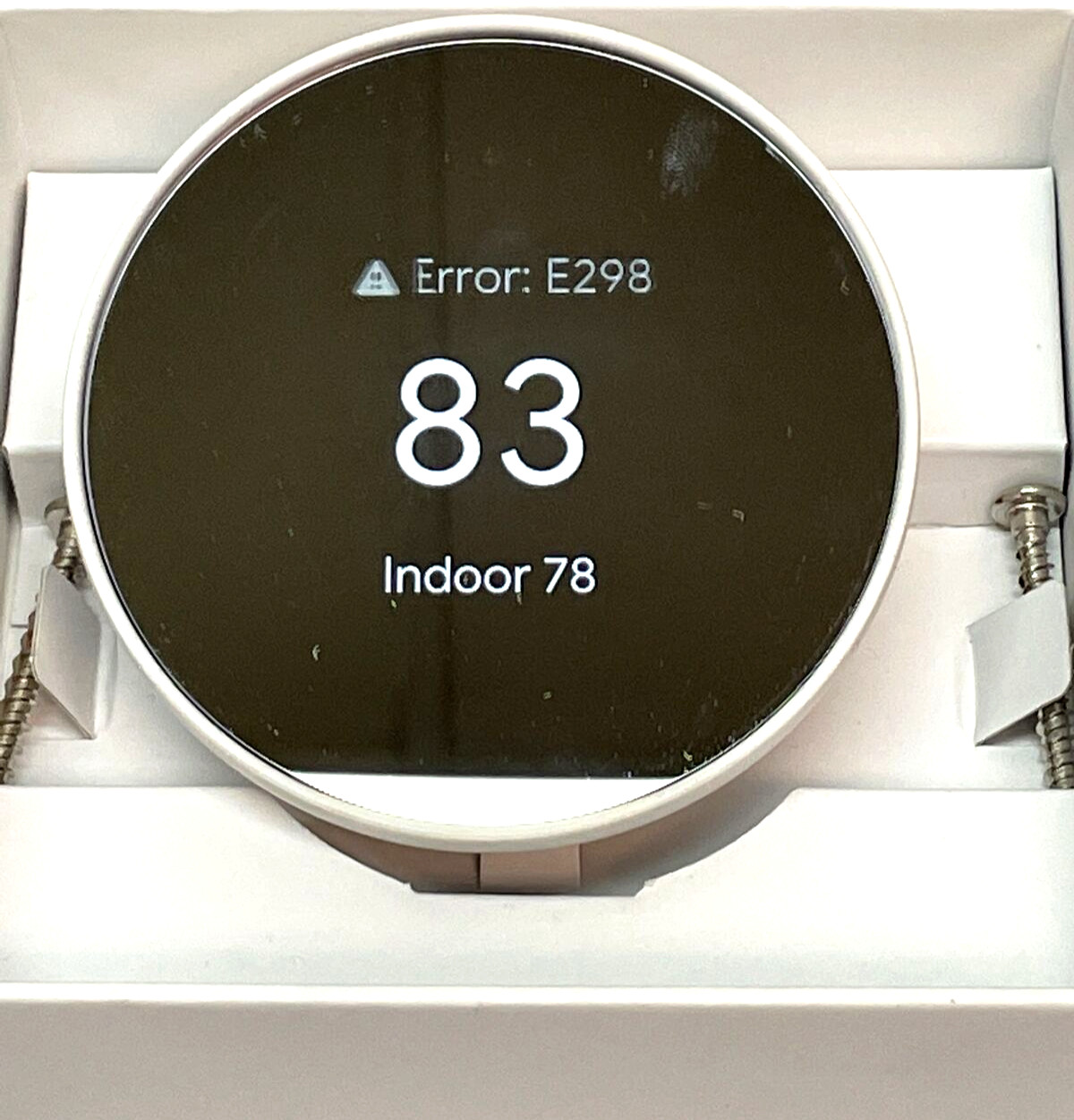 Google Nest Thermostat G4CVZ Programmable Wi-Fi Thermostat