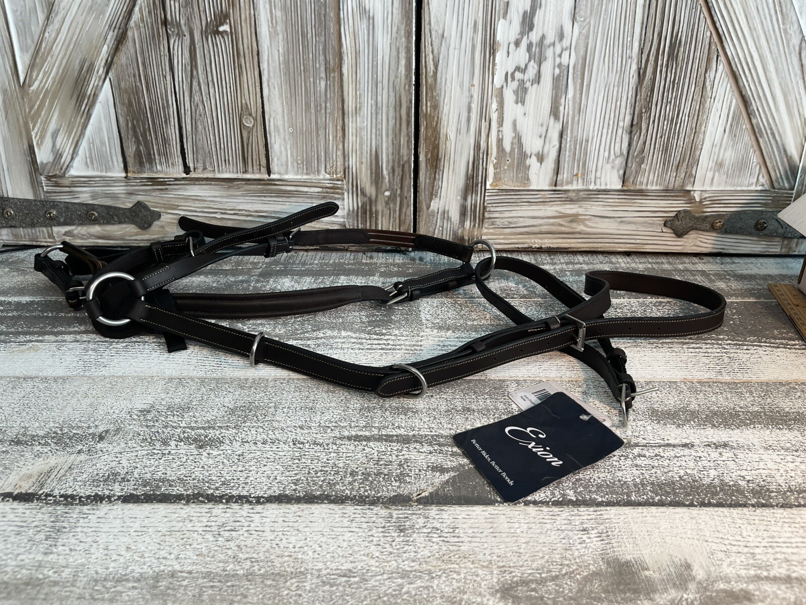 Exion Fancy Loop HorseBreastplate New Leather