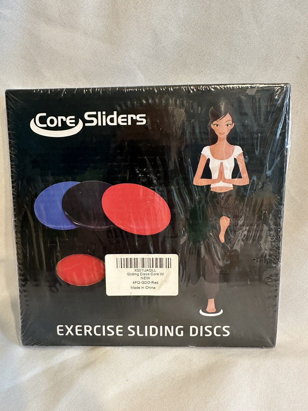 2PCS Workout Fitness Core Sliders Exercise Sliding Gliding Disc Pads