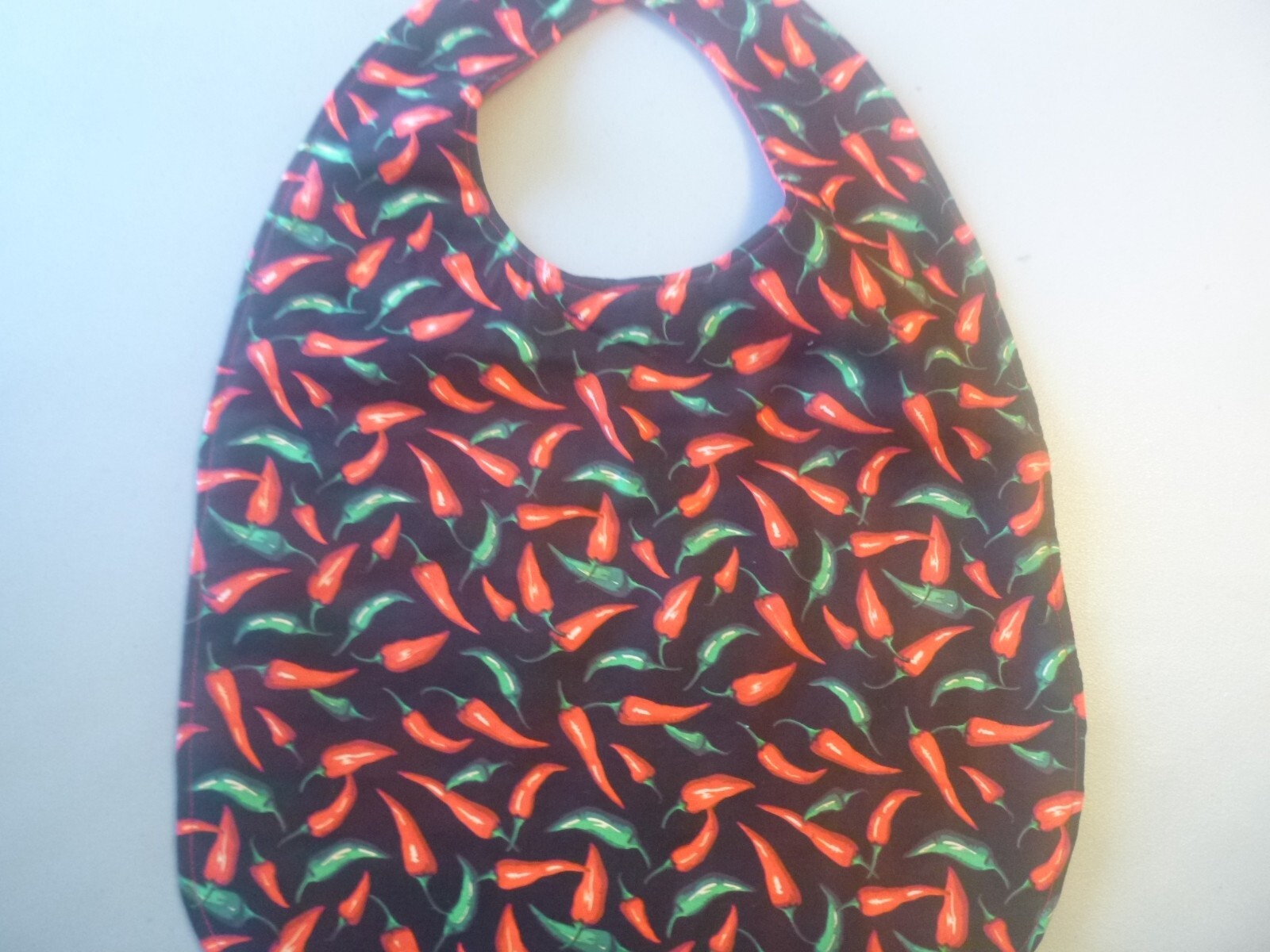 Adult Bib/Clothing Protector double thickness with Quilted Diamond Backing