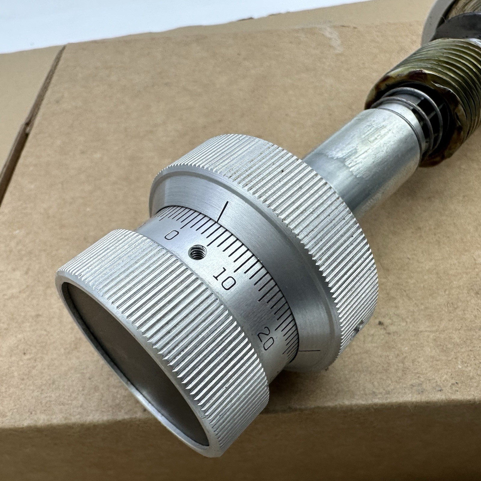 Bausch & Lomb Complete Height Adjustment Spindle + Knobs for Balplan Microscope