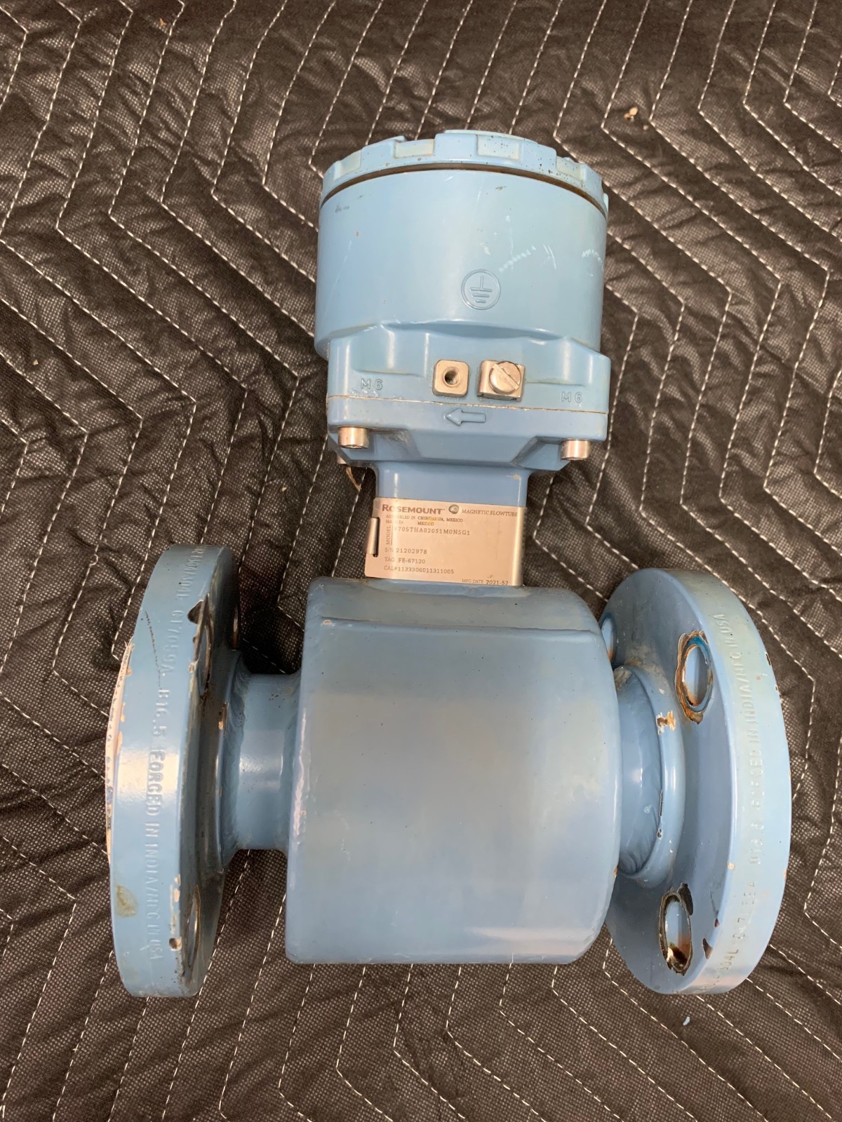 Emerson Rosemount 8705 Magmeter 2" 150# Magnetic Flow Tube 8705THA020S1M0N5G1