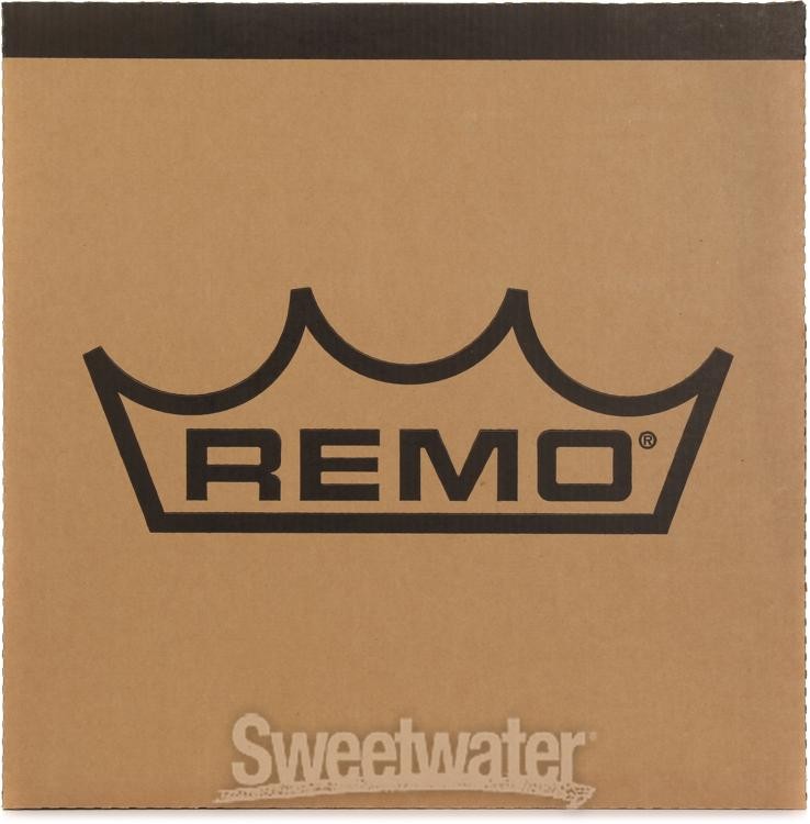 Remo Powerstroke P3 Colortone Red Bass Drumhead - 20 inch - with Port Hole