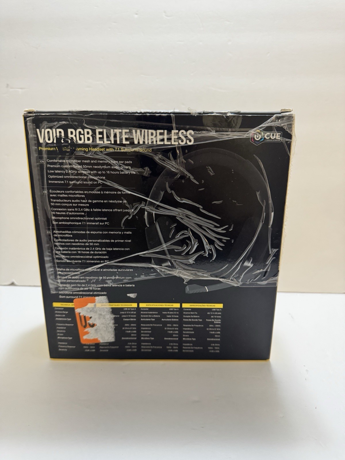 CORSAIR VOID RGB ELITE Wireless, Carbon