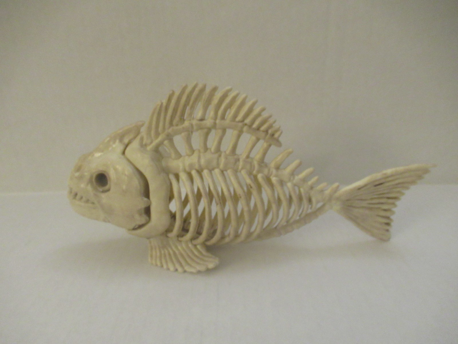 Crazy Bonez by Seasons Plastic Skeleton Piranha Fish Decoration