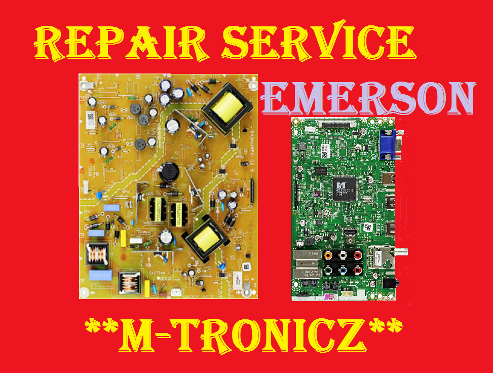 MAIL-IN REPAIR SERVICE PHILIPS EMERSON  LF501EM4F  LF501EM5F POWER  AND MAIN
