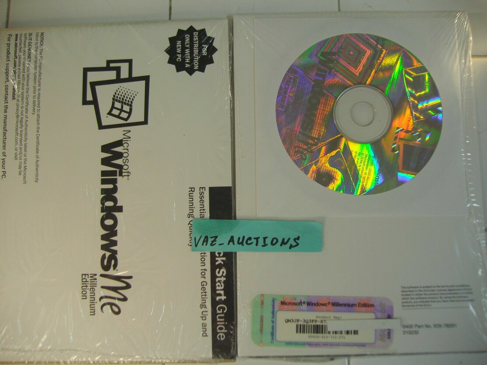 MICROSOFT WINDOWS ME FULL VERSION MS WIN MILLENNIUM =NEW & SEALED=
