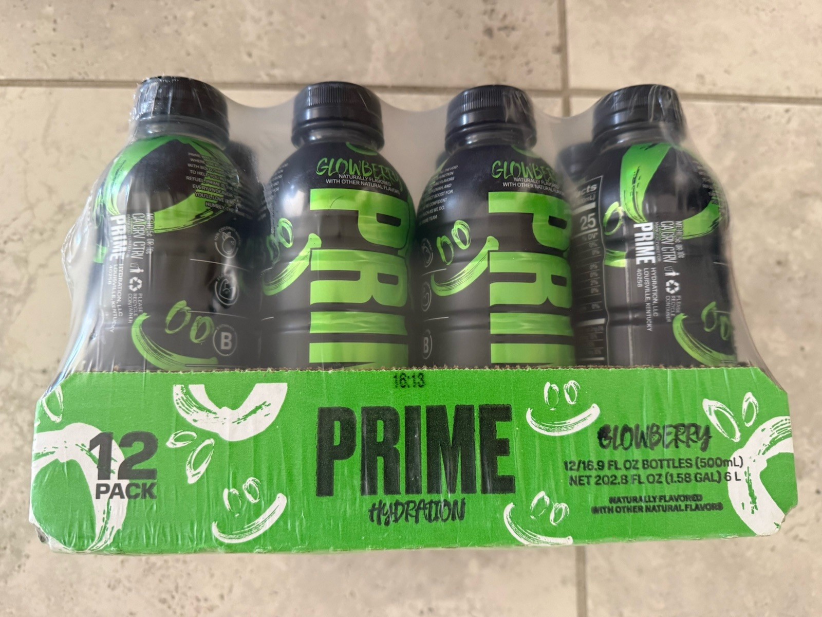 Prime Hydration Drink Glowberry HOLO Limited Edition 12 Pack 16.9 fl oz