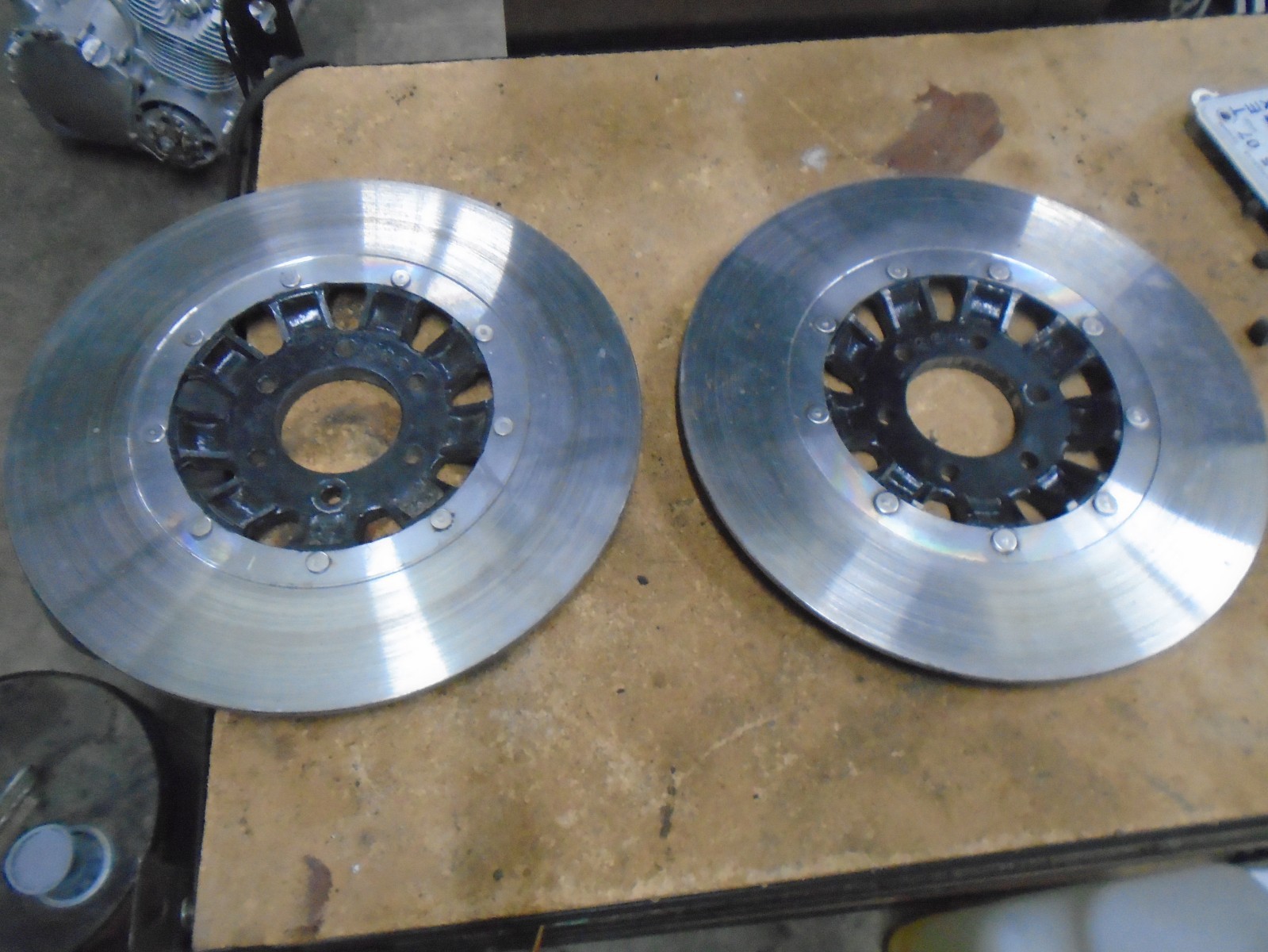 1979 1980 Suzuki GS 1000 S Cooley AHRMA FRONT DISC DISCS L R 1000S