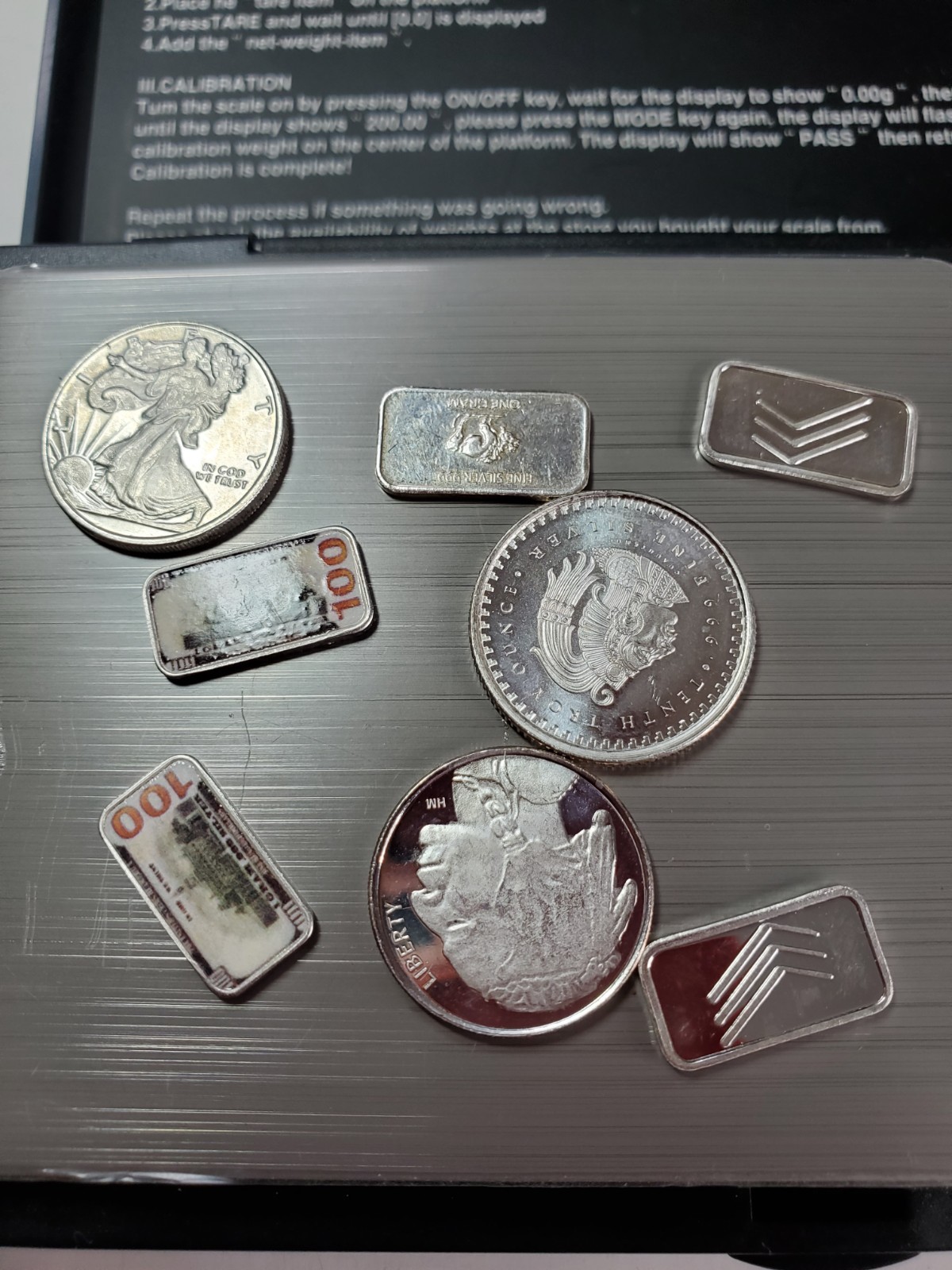 Silver Ingots And Silver Dimes