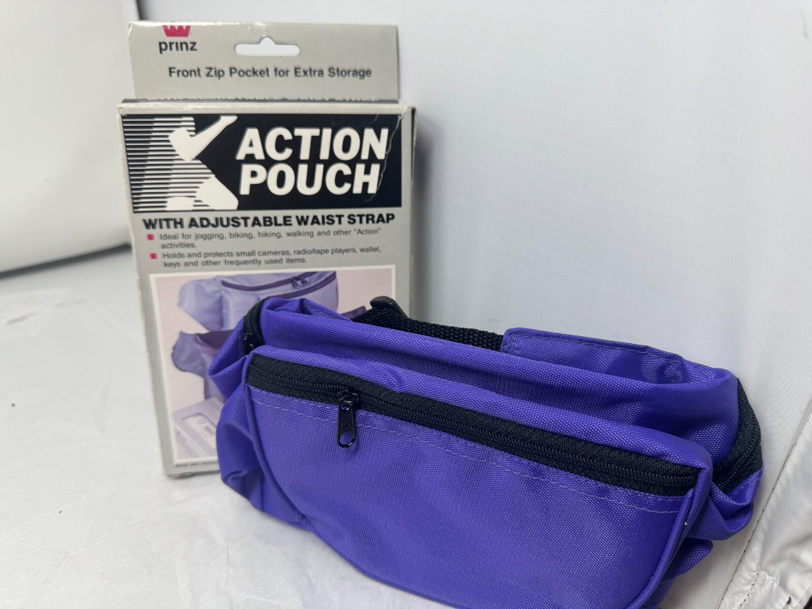 New Open Box Prinz Purple Action Waist Pouch Fanny Pack Adjustable Strap
