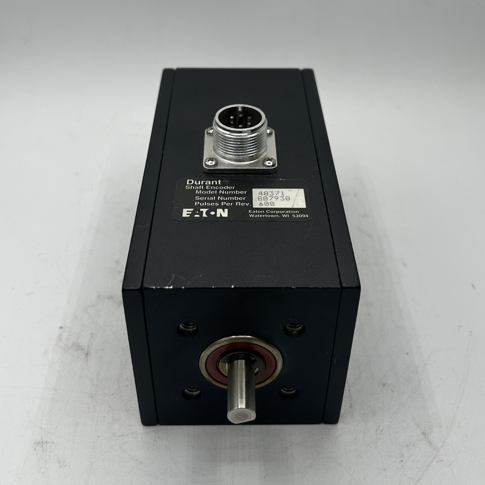 Eaton-Durant 48371 Shaft Encoder, Single Channel, 600 PPR