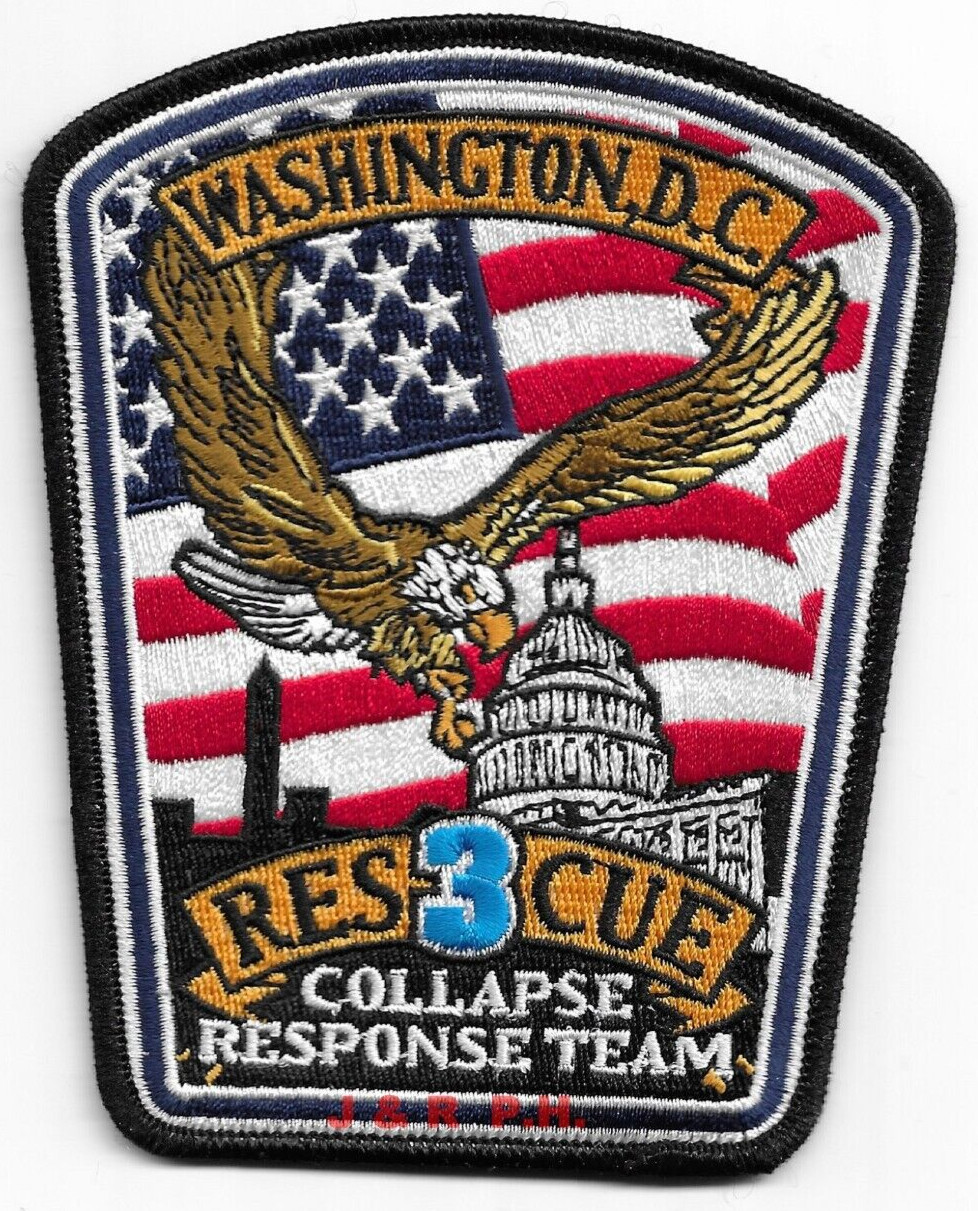 Washington D.C.  Rescue - 3 Collapse Response Team (4" x 5" size) fire patch