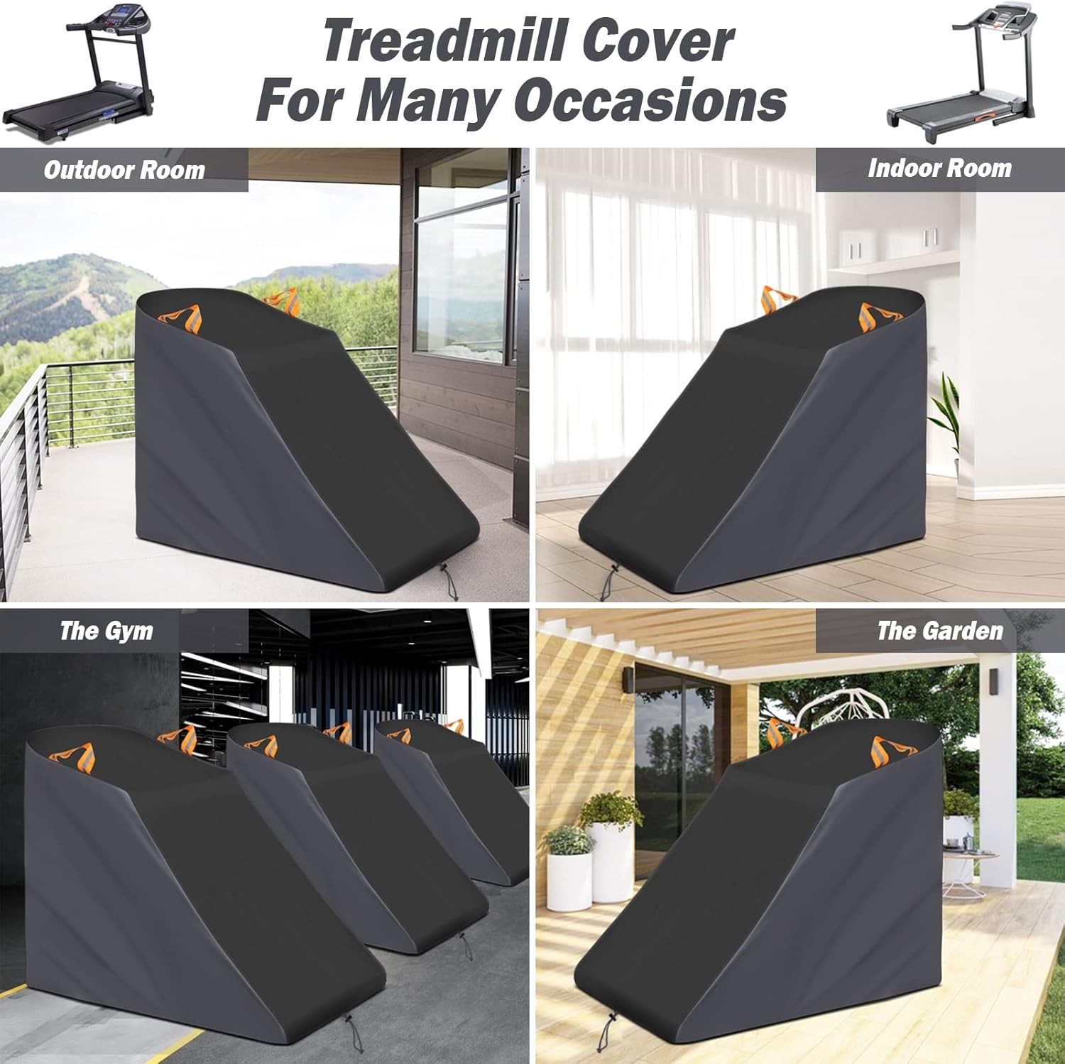 Treadmill Dust Cover Waterproof Running Machine Protector