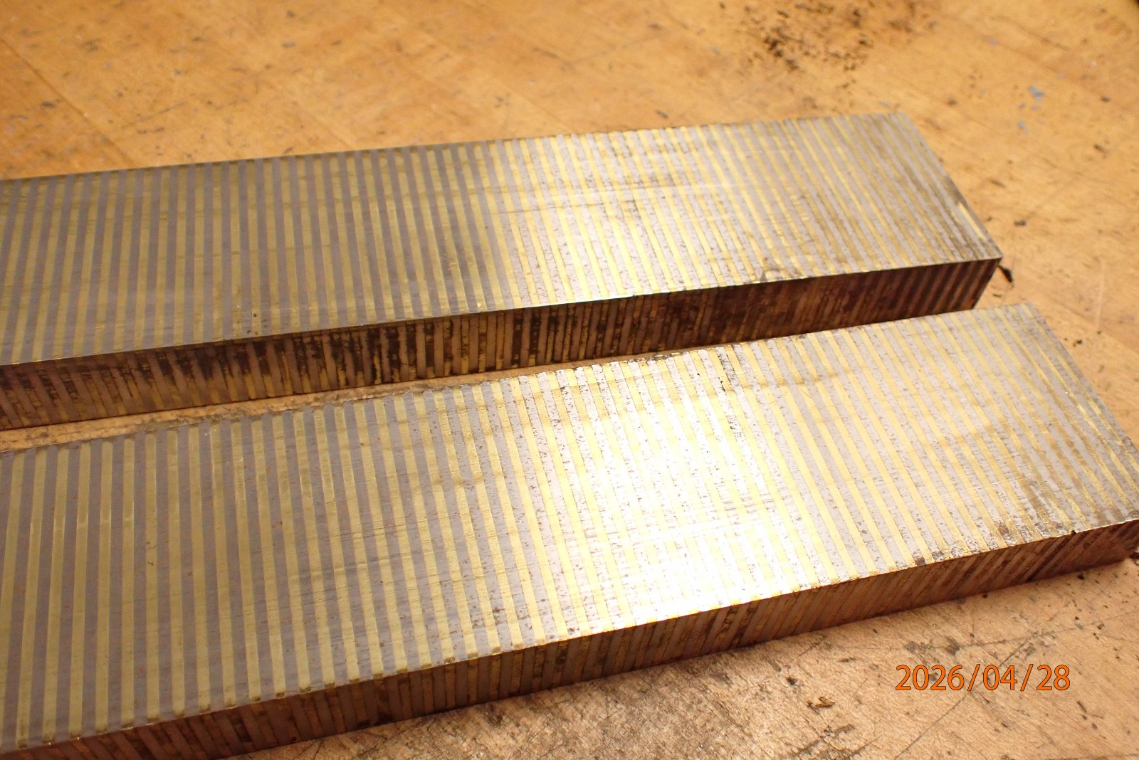 OLDER ANTON MAGNETIC TRANSFER PARALLEL BARS SURFACE GRINDING MACHINIST TOOLING