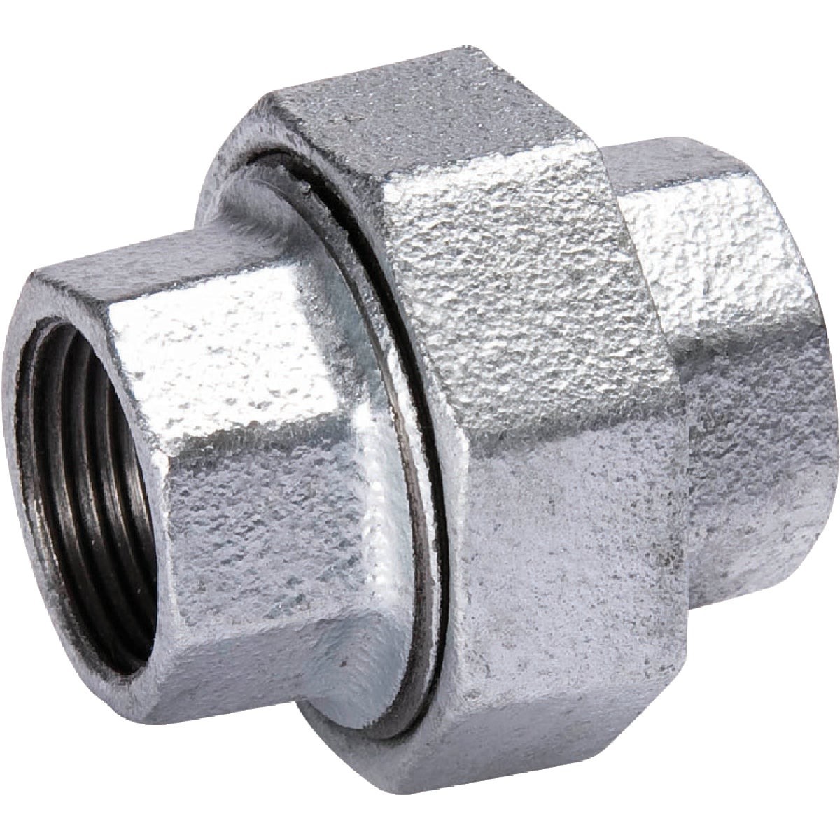 Southland 3/8 In. x 3/8 In. FPT Malleable Iron Galvanized Union 511-702HN
