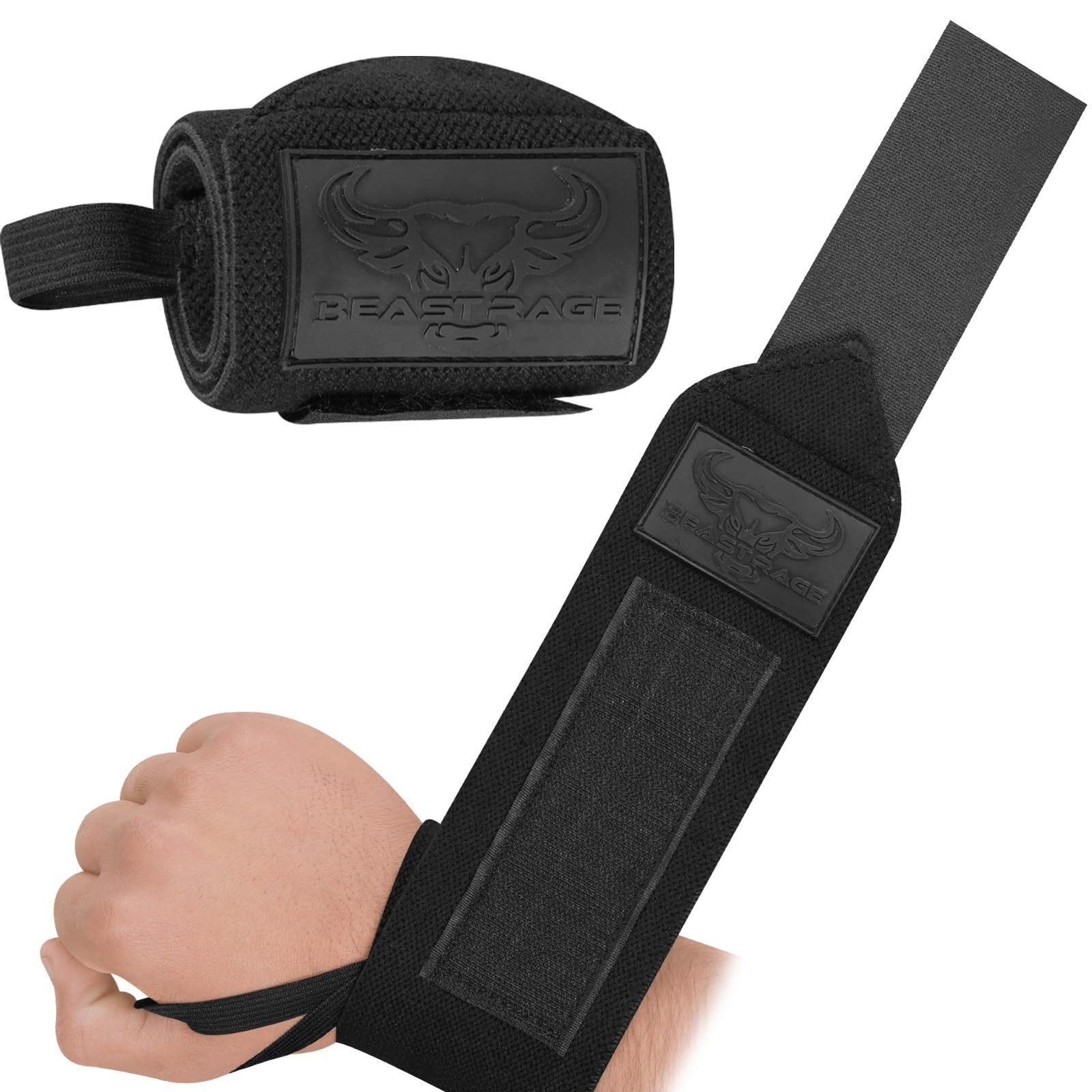 ® Wrist Wraps for Weightlifting Adjustable Lifting Straps & Wrist Straps With...