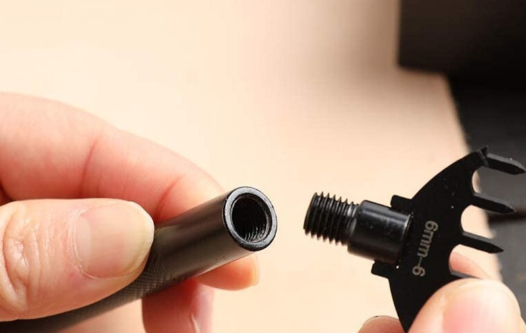 Leather Craft Sew Stitch Pricking Chisel Punch Tool &10 Replaceable head