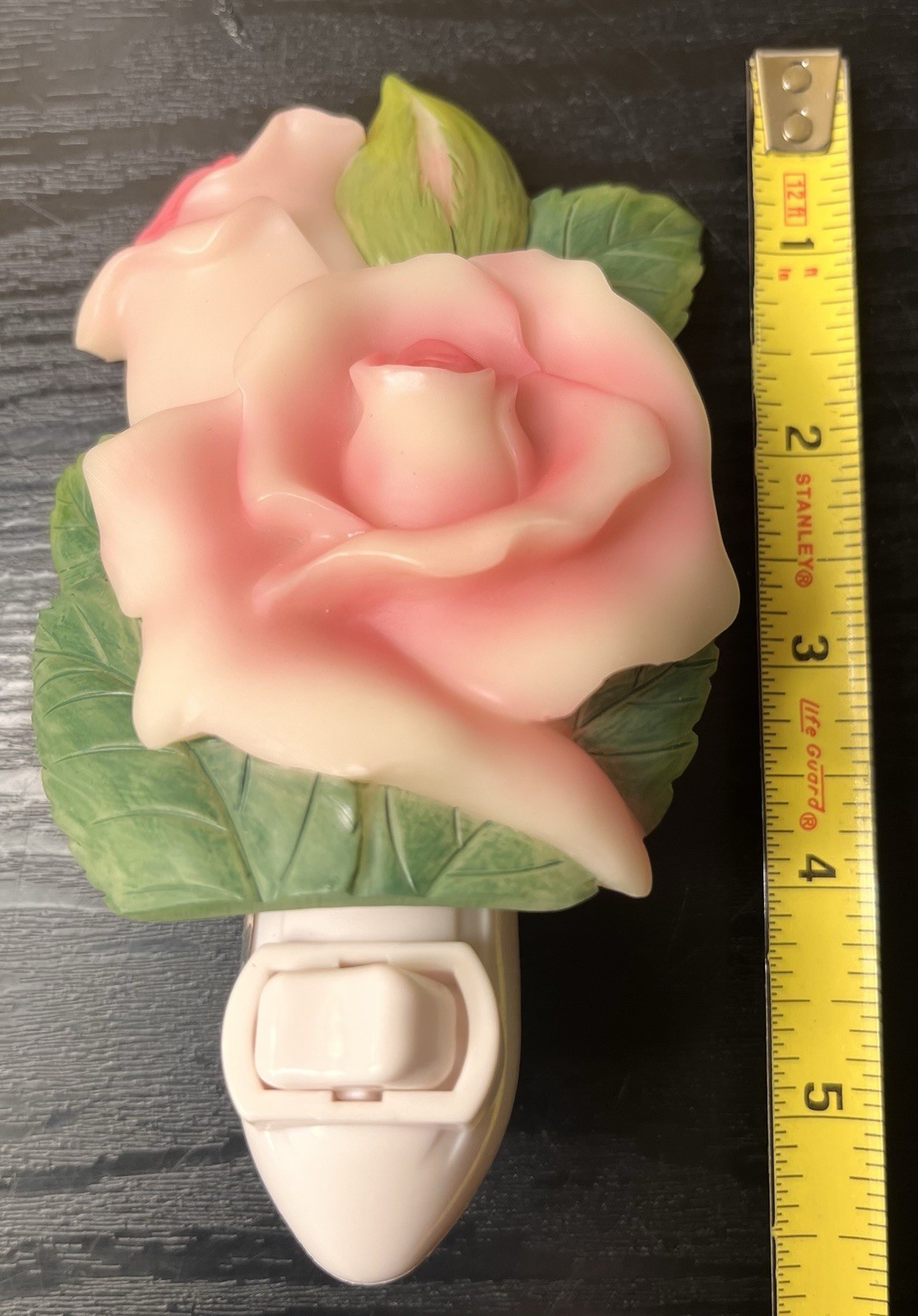 Ibis and Orchid Design Rose Bud Night Light New in Box  #50182