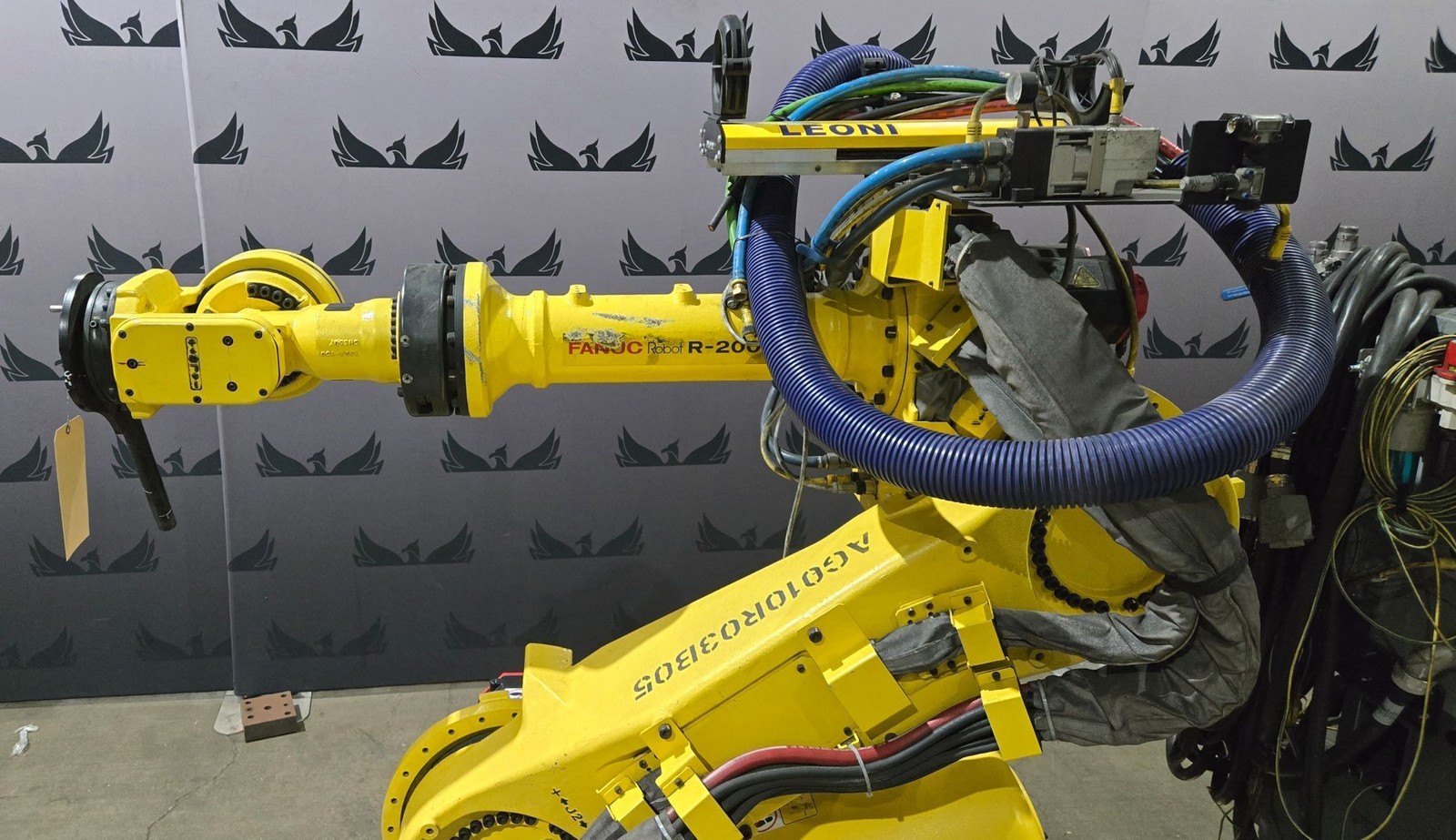 FANUC R-2000iB/210F Complete with R-30iB Controller & WTC Weld Controls USED
