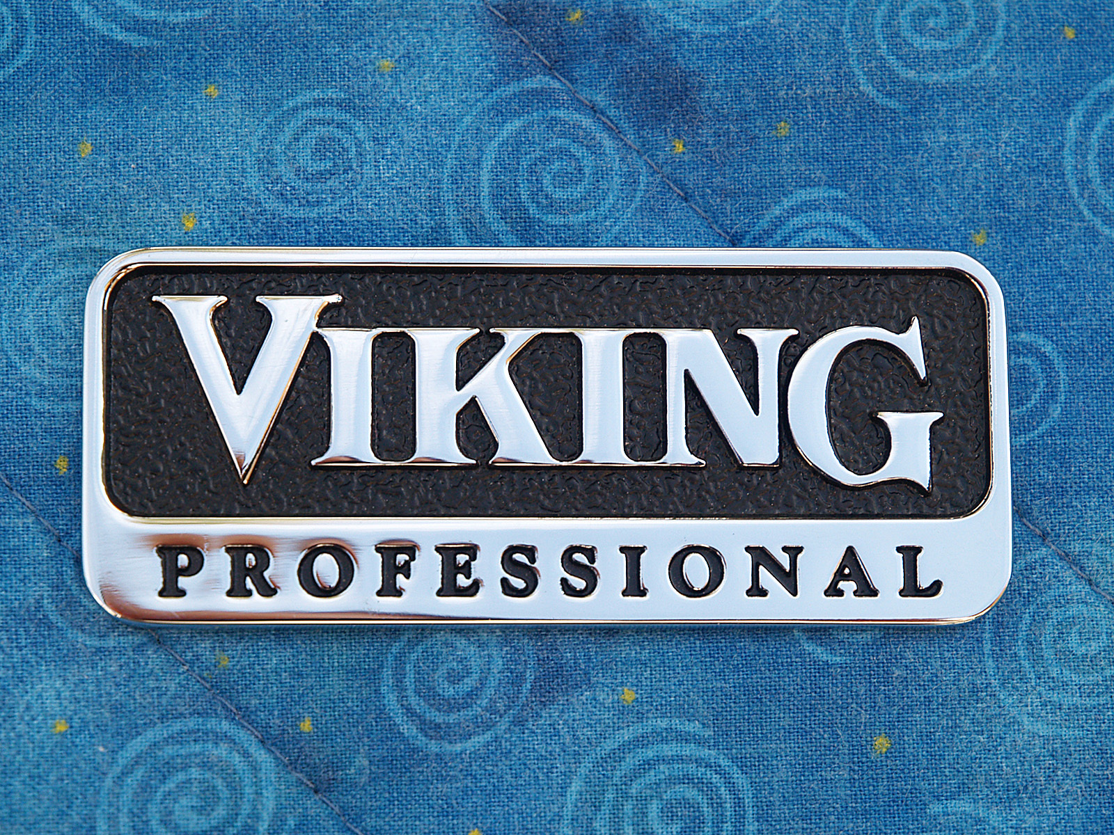Viking Professional OEM 3" Metal Emblem Logo Badge Self Adhesive Nameplate Trim