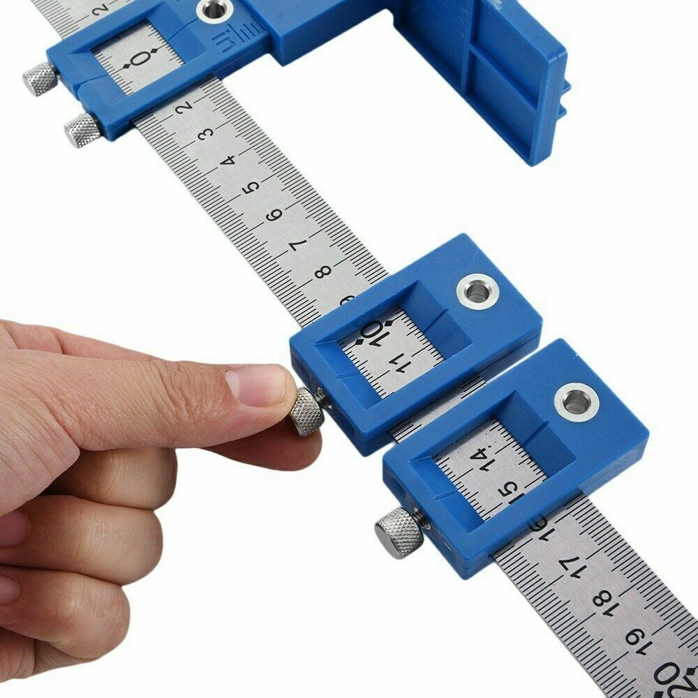 Cabinet Hardware Jig for Handles and Knobs Aluminum Alloy Drill Guide Sleeve