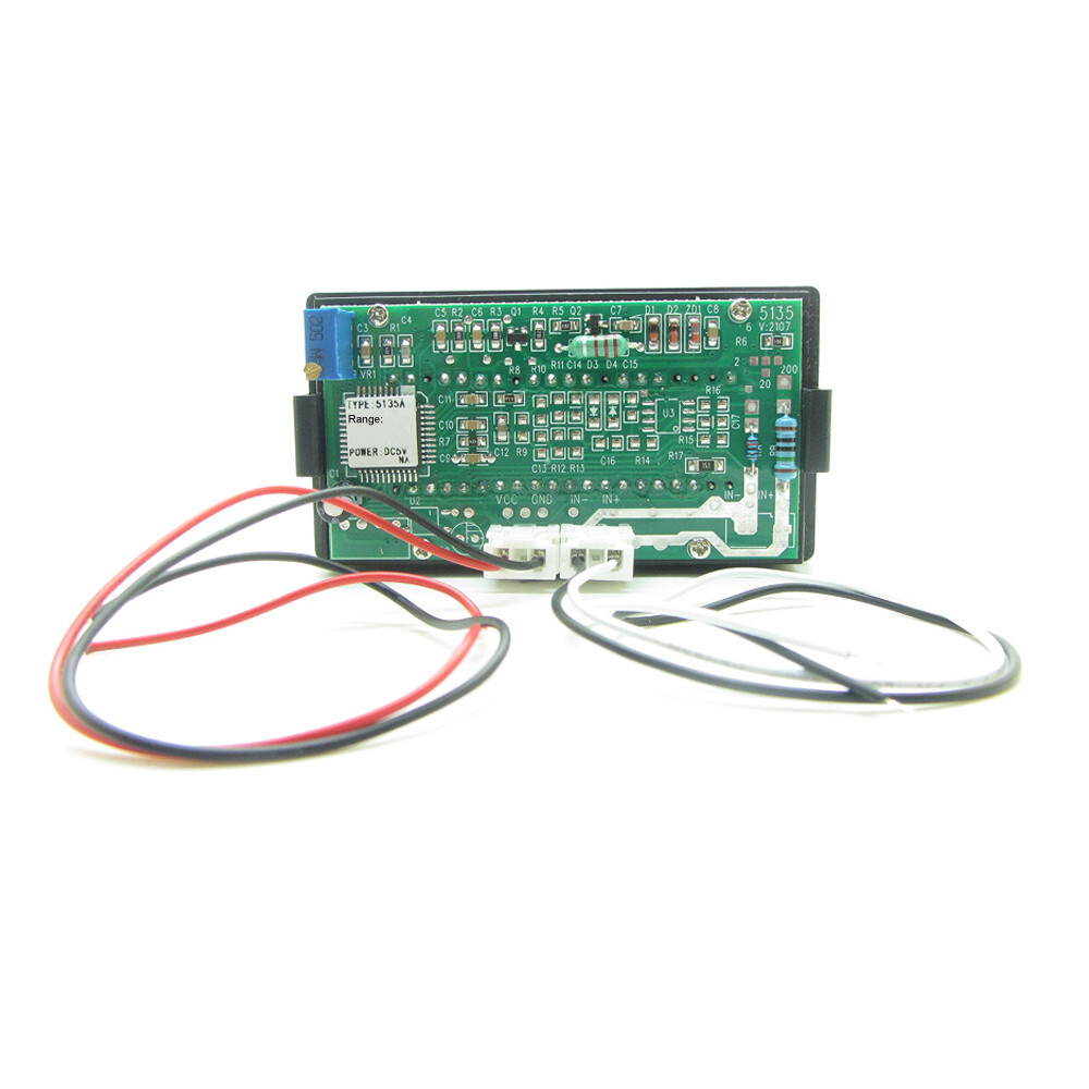 DC 2A Red LED Digital AMP Ammeter Panel Digit Current Meter Tester 0-2A DC