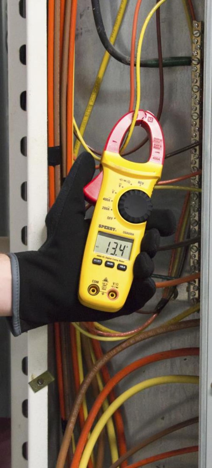 Sperry Instruments Clamp Meter Snap-Around Digital Lcd 5-Function Ac Current