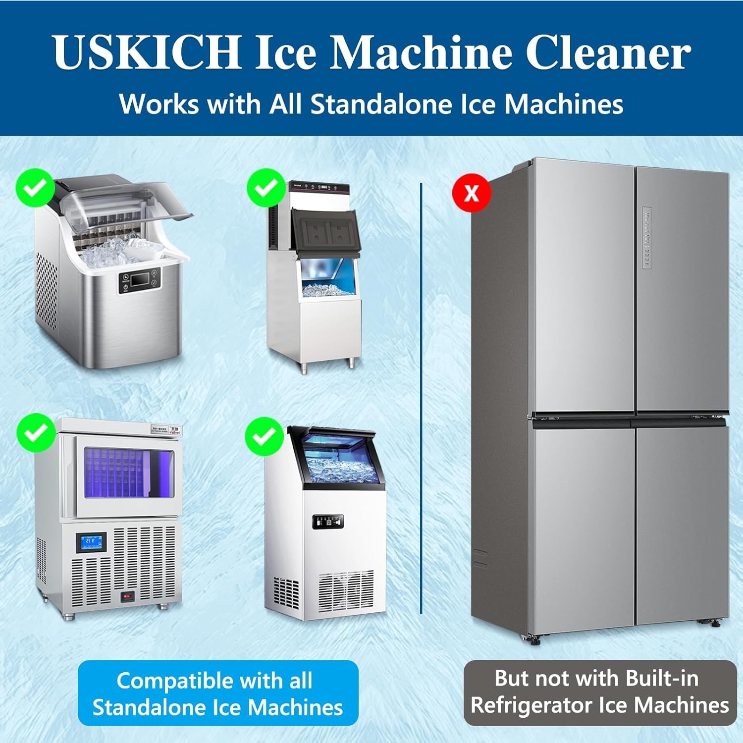 Effortless 36-Pack Ice Maker Cleaner Tablets - Keep Your Ice Tasting Great