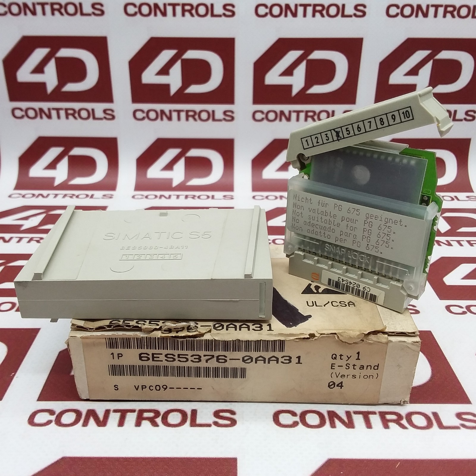 6ES5376-0AA31 | Siemens | SIMATIC S5 | Memory Module, 64KB, Opened