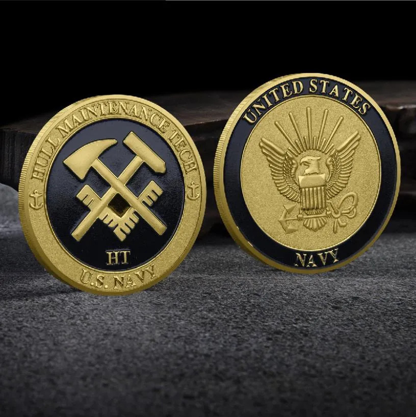 Navy Hull Maintenance Challenge Coin Collectable Commemorative Military 1-pc