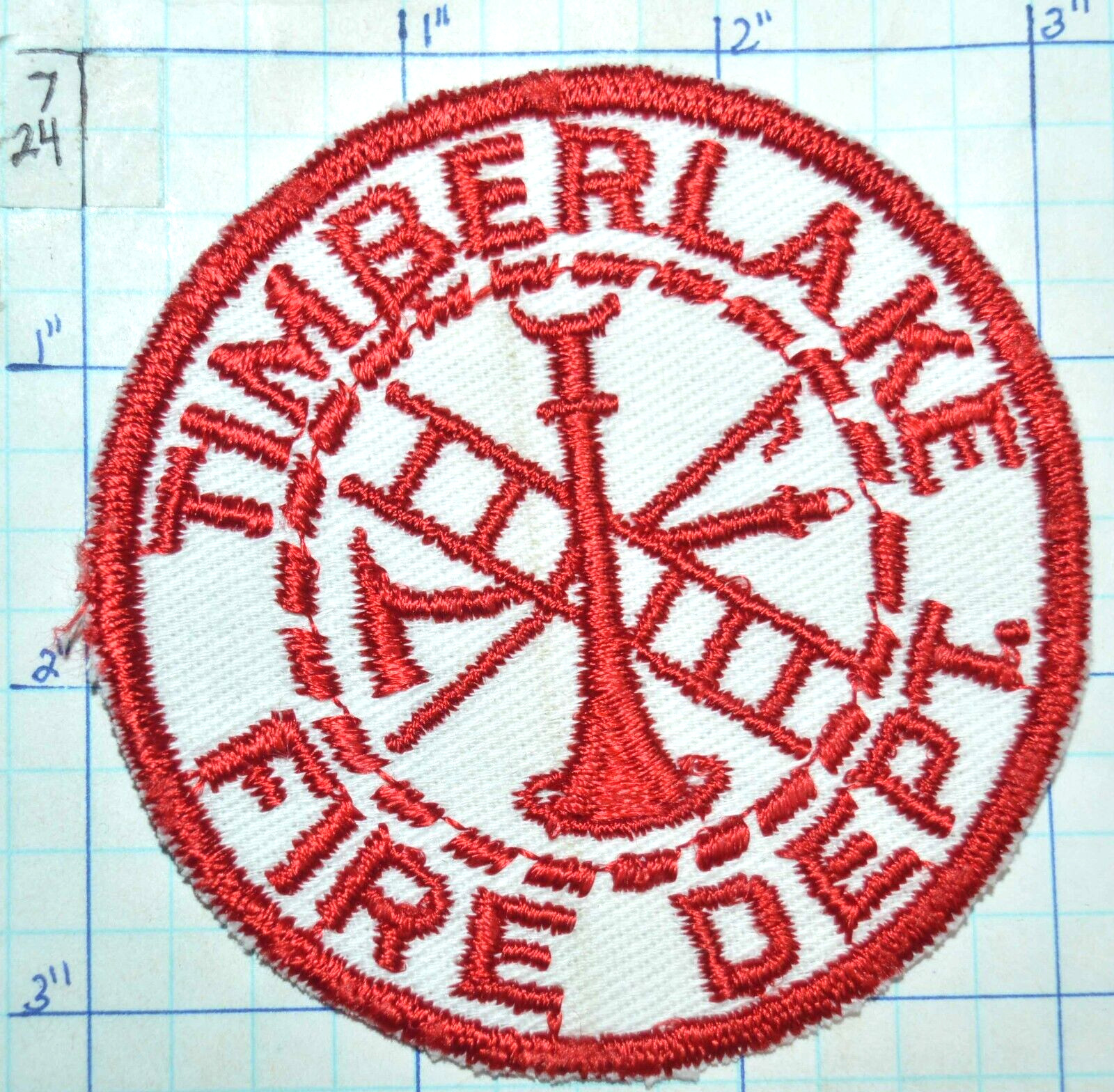NORTH CAROLINA? TIMBERLAKE FIRE DEPT VINTAGE PATCH