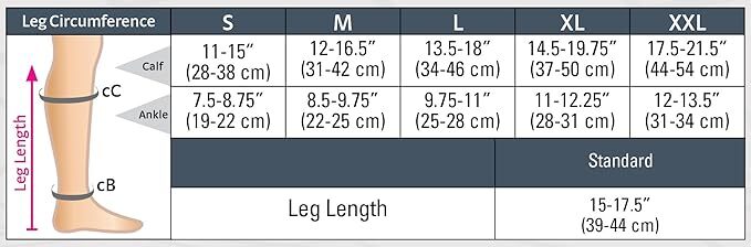 Mediven DuoMed Transparent REGULAR Calf Compression Socks 15-20 Size & Color
