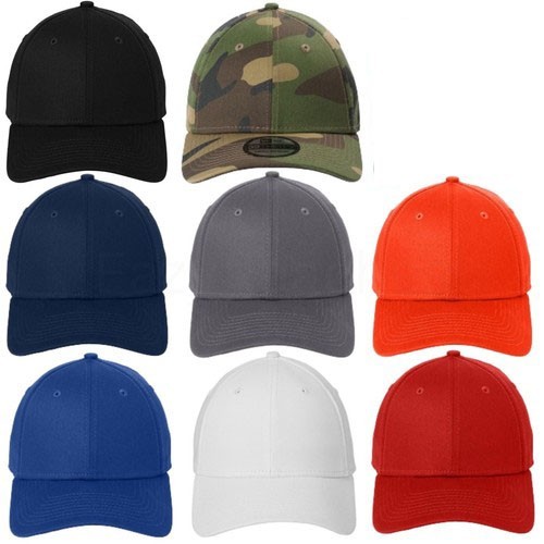 New Era 39Thirty Stretch Cotton Fitted Hat NE1000 - Choose Size and Color