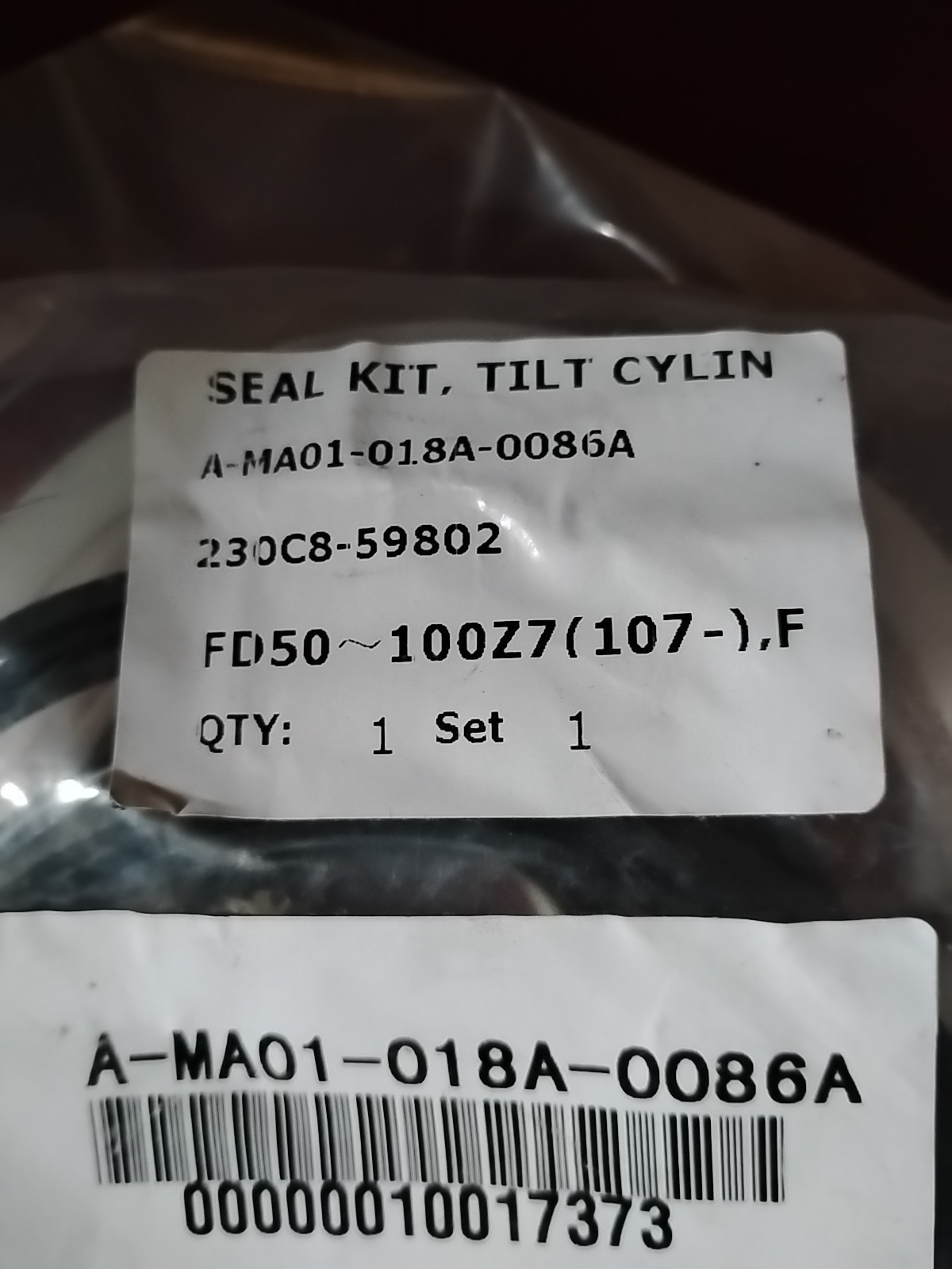 Seal Kit For Tilt Cylinder 230C8-59802 Minus Snap Ring