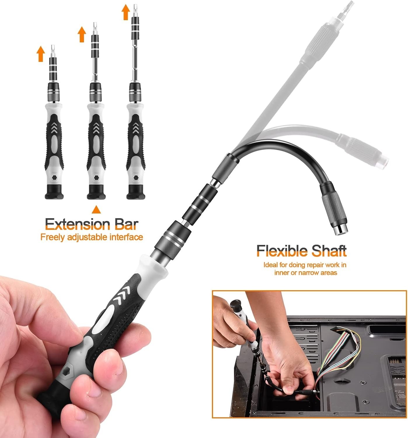 115 Cell Phone Tablet Repair Opening Pry Tools Kit Set Mobile iPhone Android